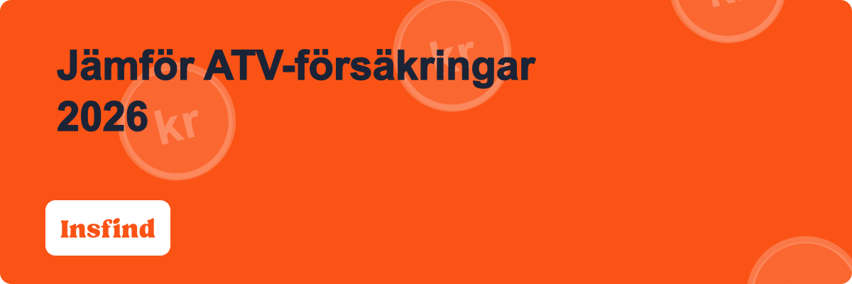 Jämför ATV-försäkringar 2026