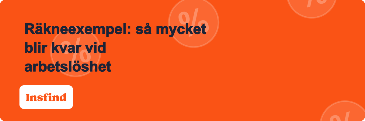 Räkneexempel: så mycket blir kvar vid arbetslöshet