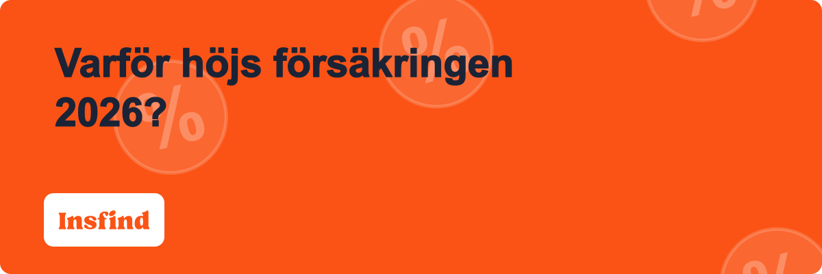 Varför höjs försäkringen 2026?