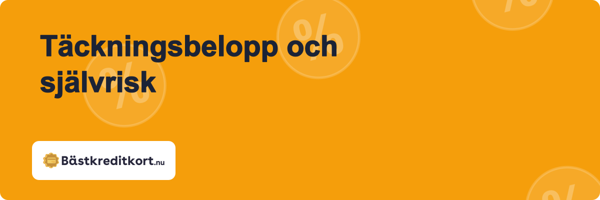 Täckningsbelopp och självrisk