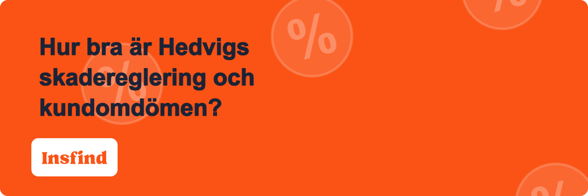 Hur bra är Hedvigs skadereglering och kundomdömen?