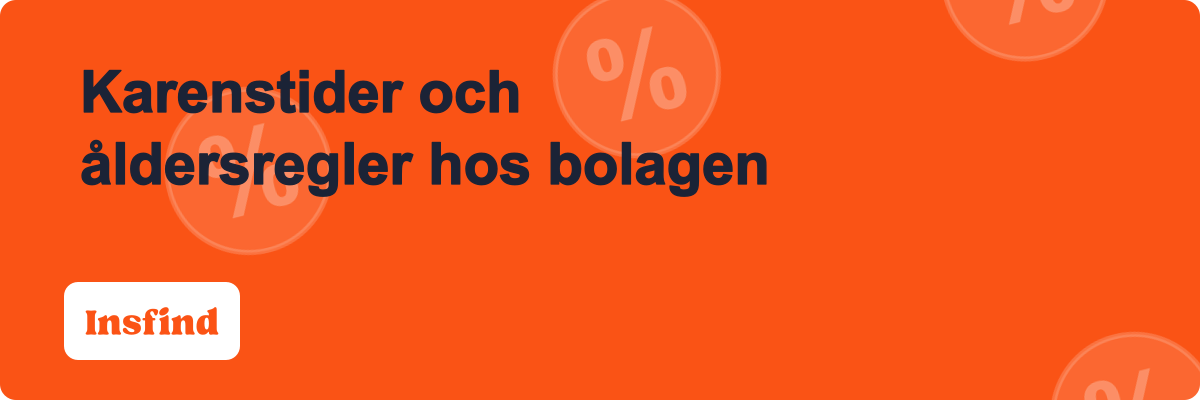 Karenstider och åldersregler hos bolagen