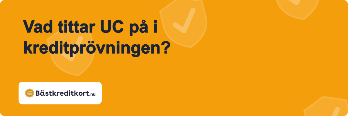 Vad tittar UC på i kreditprövningen?