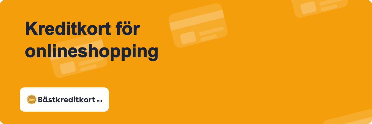 Kreditkort för onlineshopping