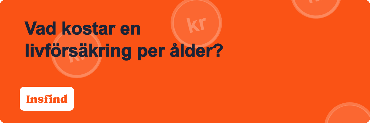 Vad kostar en livförsäkring per ålder?
