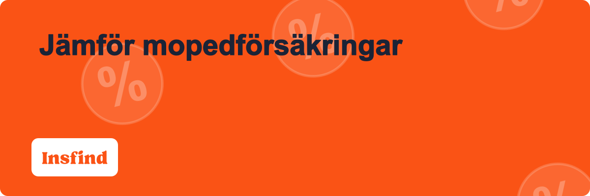Jämför mopedförsäkringar