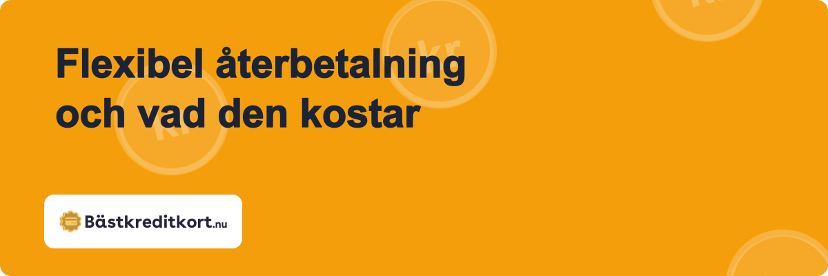 Flexibel återbetalning och vad den faktiskt kostar
