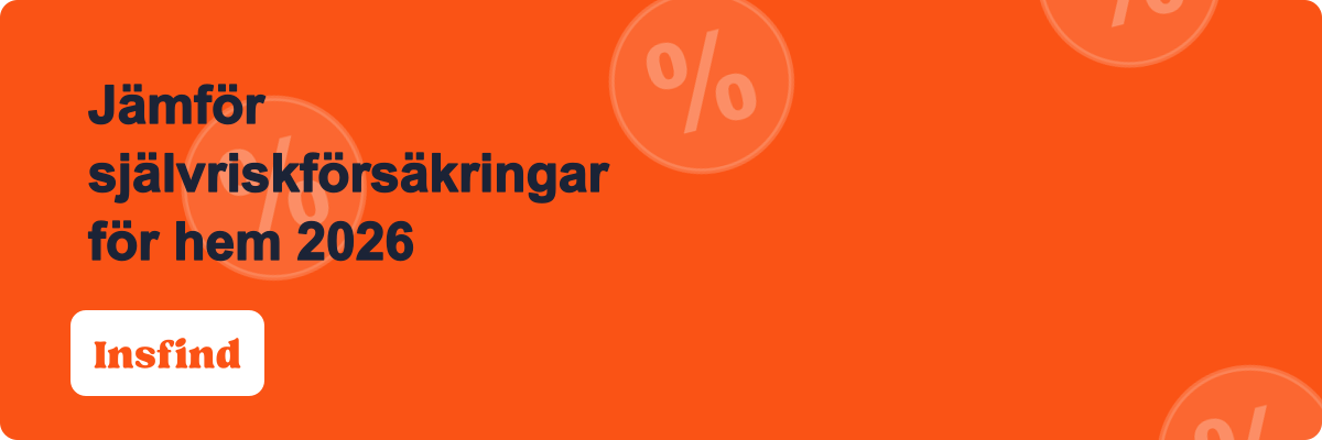 Jämför självriskförsäkringar för hem 2026