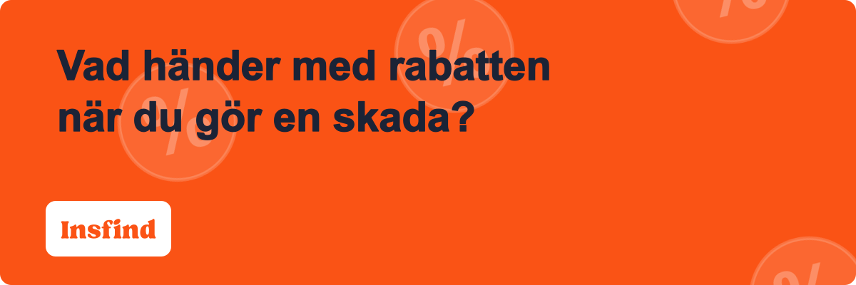 Vad händer med rabatten när du gör en skada?